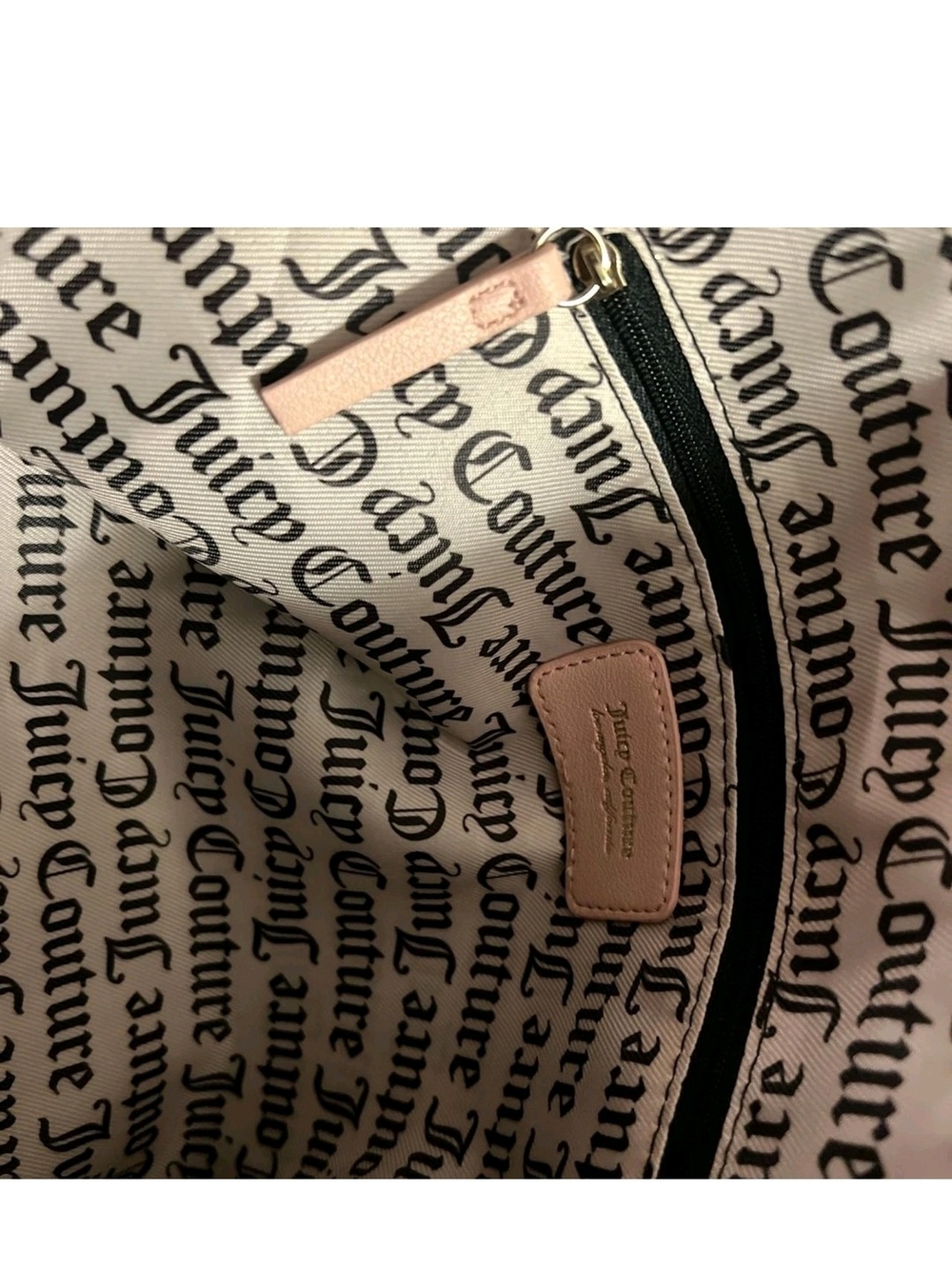 Juicy Couture Blush Pink Tote with Gold Chain Straps - Picture 4 of 9